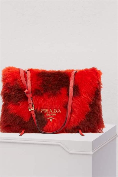 fuzzy prada bag|Prada purses.